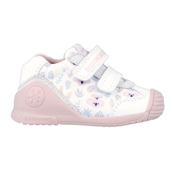 Παιδικό δερμάτινο sneaker για κορίτσια Biomecanics 242110-B